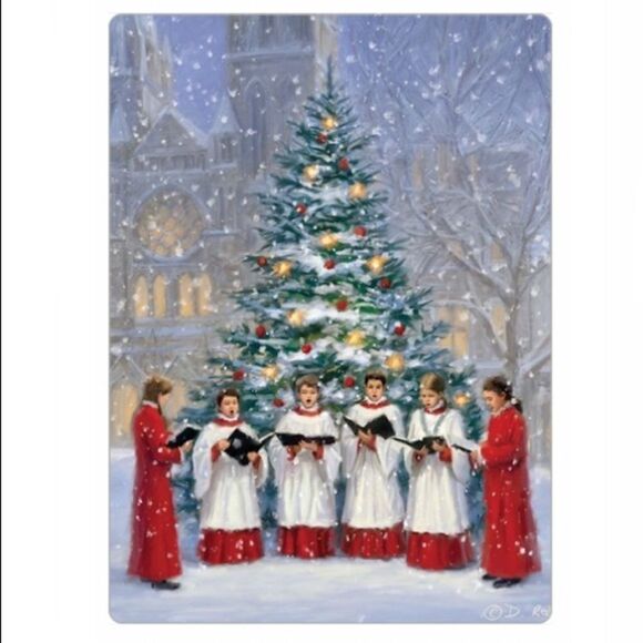 Christmas Caroler Magnet  - Picture 2 of 2